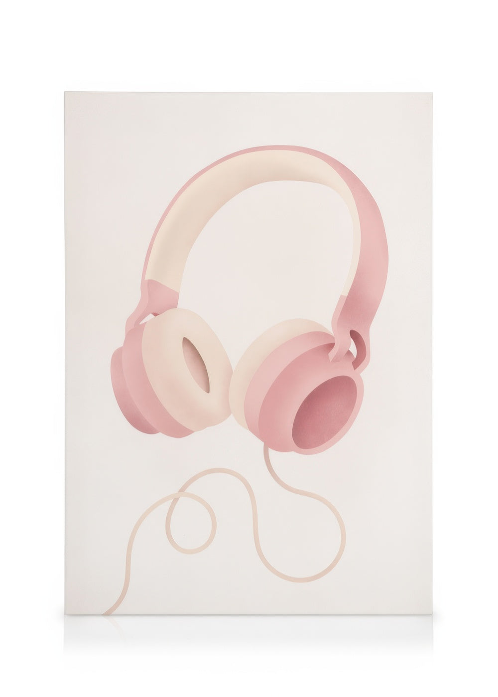 Pastel Headphones Canvas print