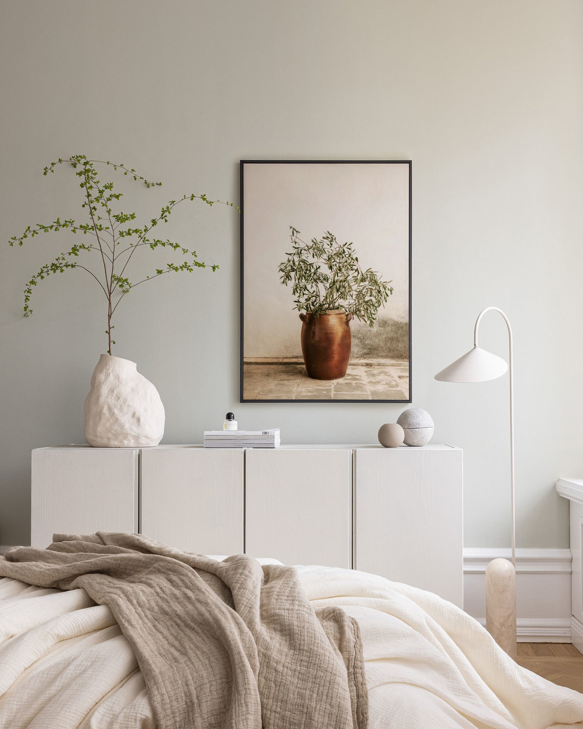 Rustic Olive Branch Canvas print
