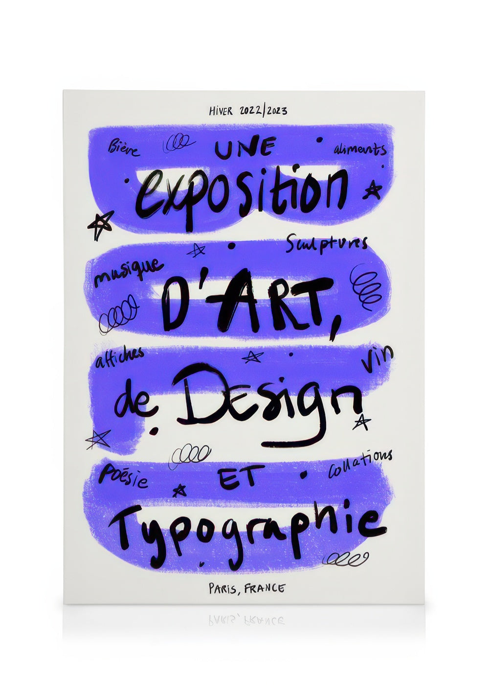 Bold Typography Canvas print