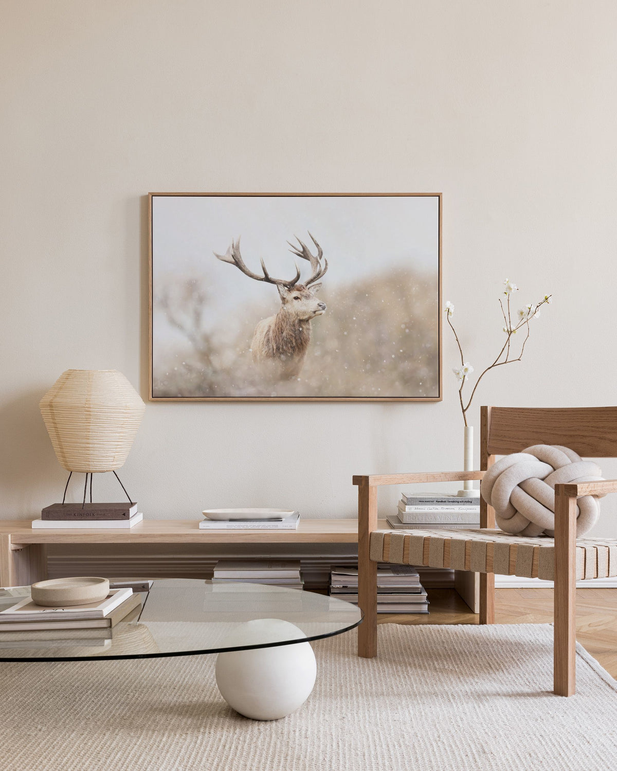 Majestic Reindeer Canvas print