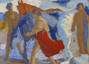 Paul Altherr - Youngsters with Horses Print