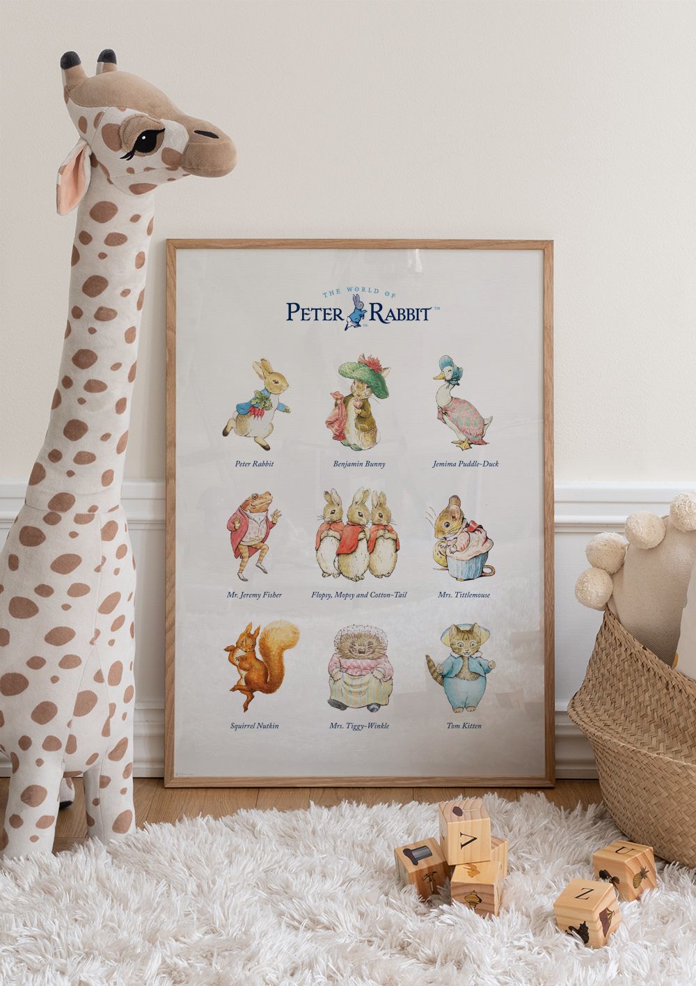 Peter Rabbit Characters Print