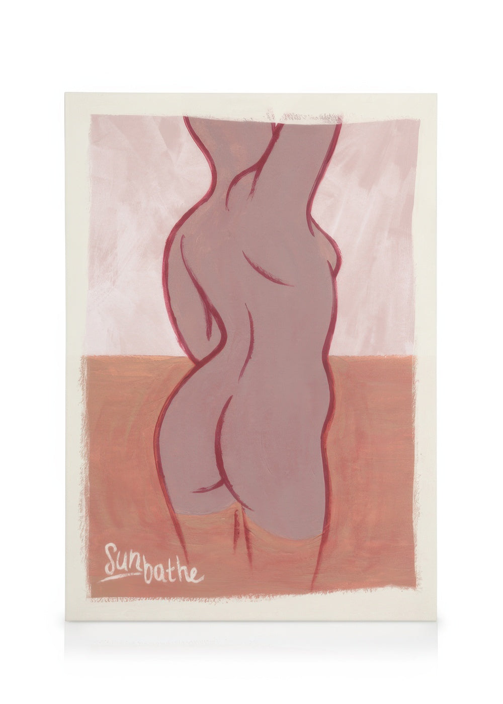Sunbathe Canvas print