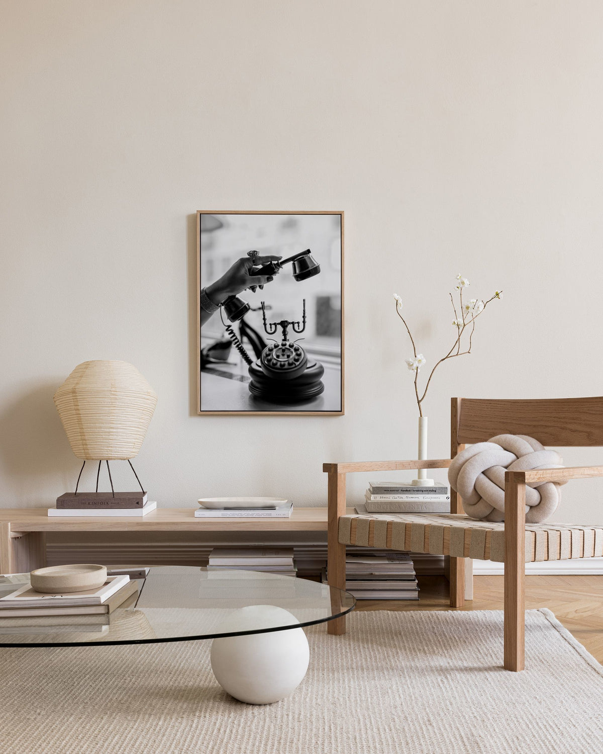 Vintage Call Canvas print