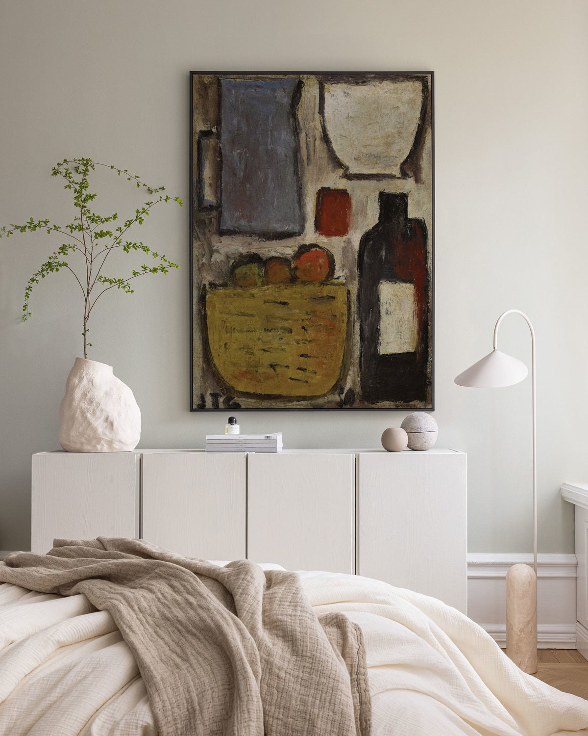 Joaquín Torres García - Panier aux fruits Canvas print