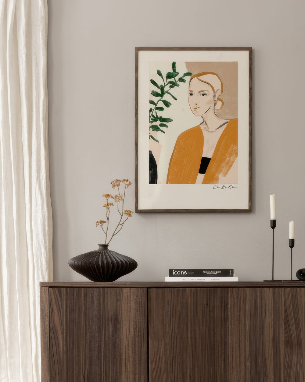 Green Eyed Love Print