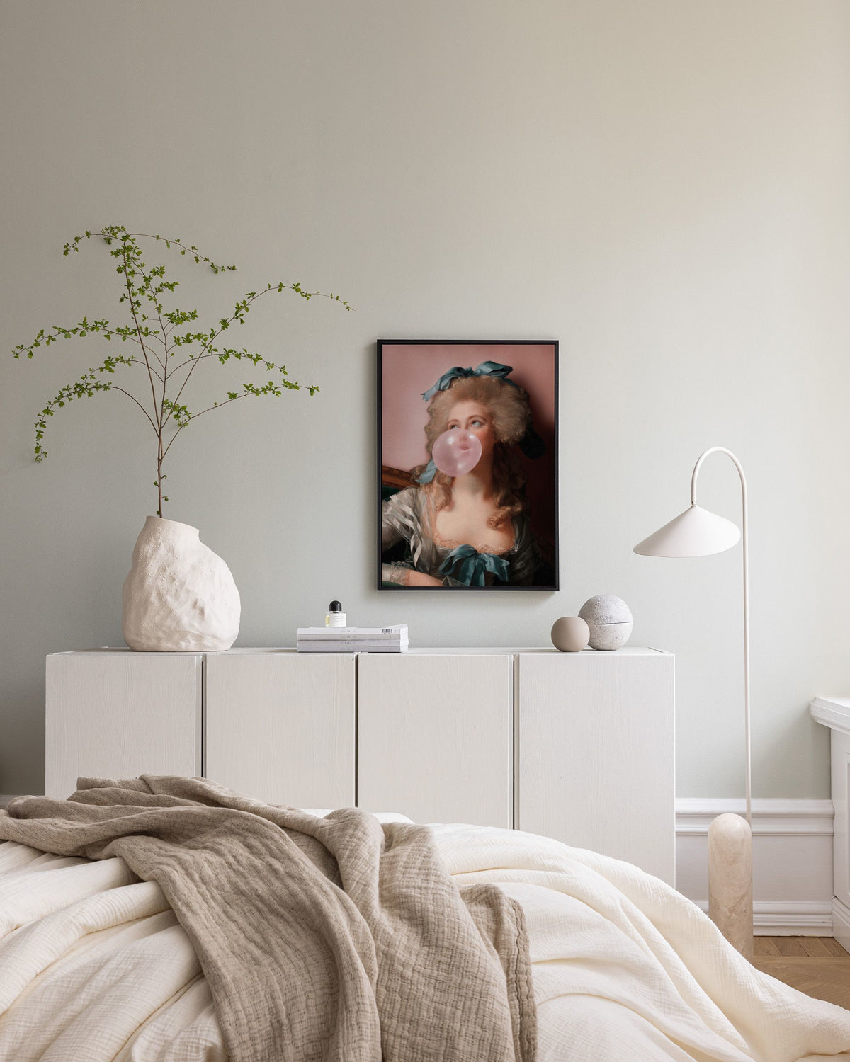 Jonas Loose - Bubblegum Princess Canvas print