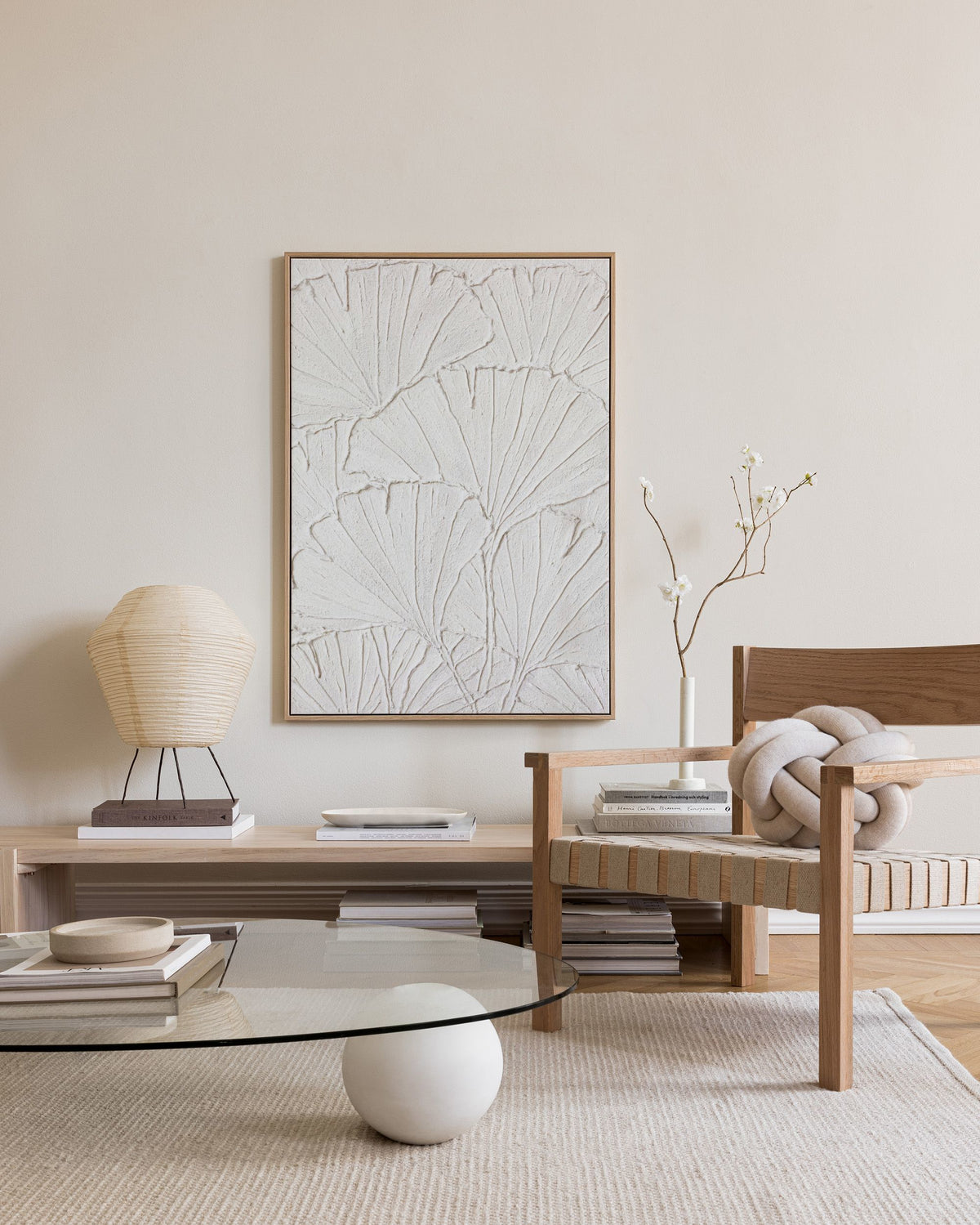 Ginkgo Texture Canvas print