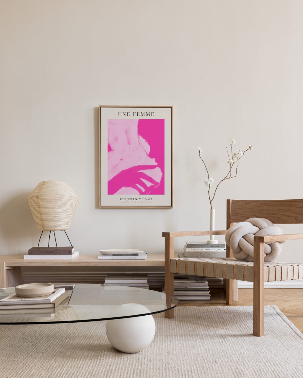 Une Femme No1 Canvas print