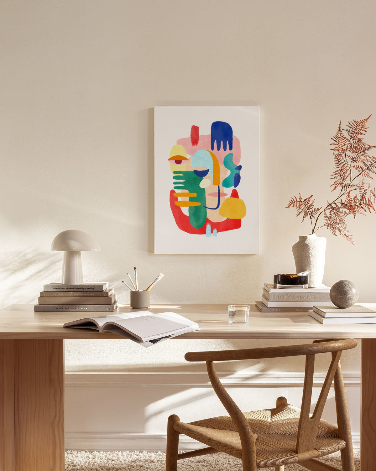 Colorful Abstract No1 Canvas print