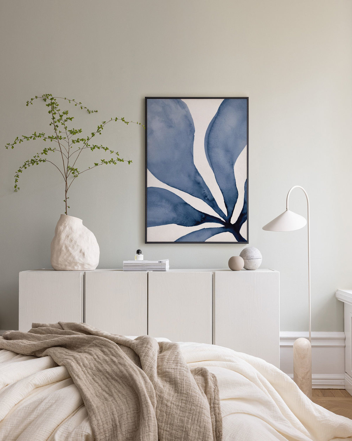 Watercolor Seaweed No1 Canvas print