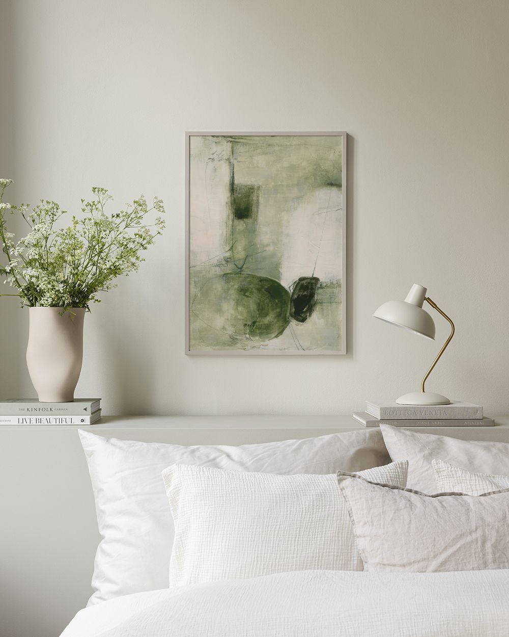 Contemporary Greens No1 Print