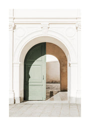 The Green Door Print
