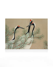 Kamisaka Sekka - Cranes from Momoyogusa Canvas print