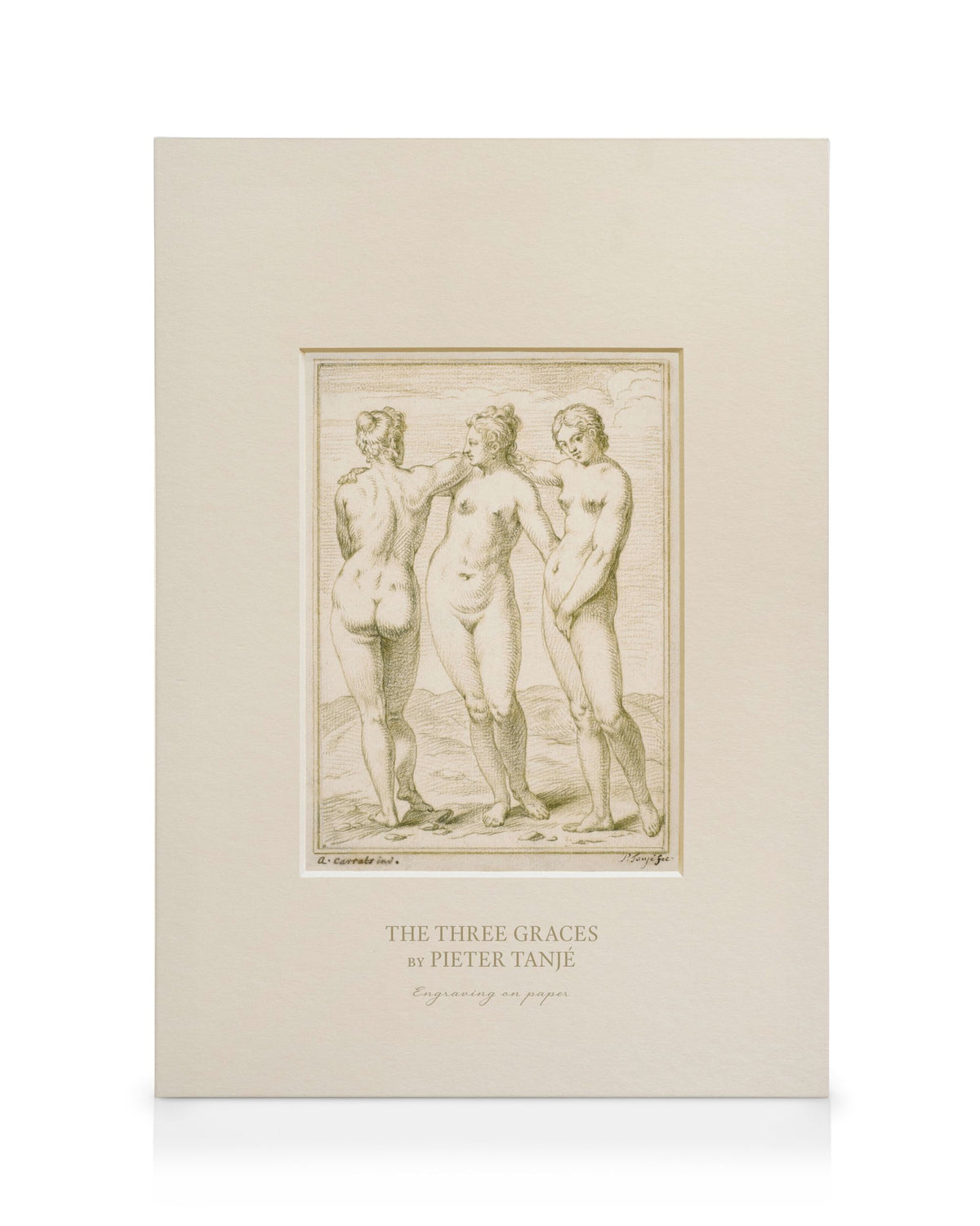 The Three Graces Lærred