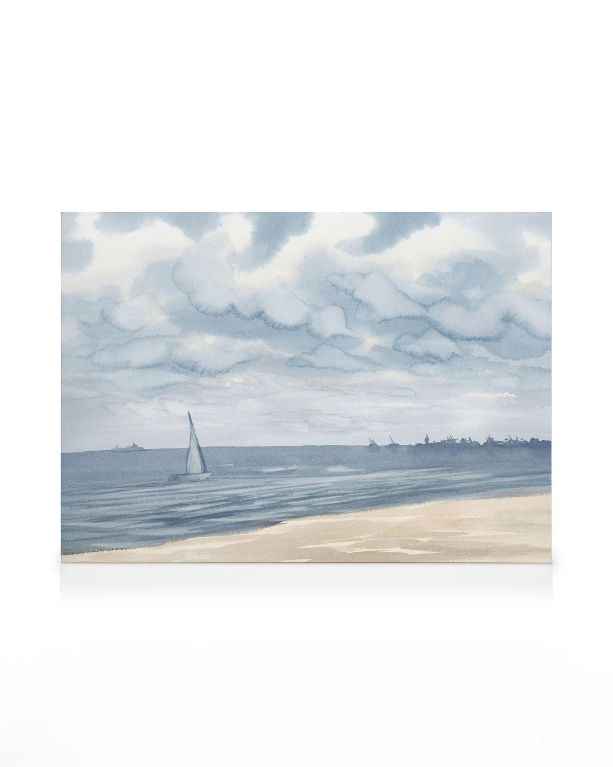 Watercolor Seascape Canvas print