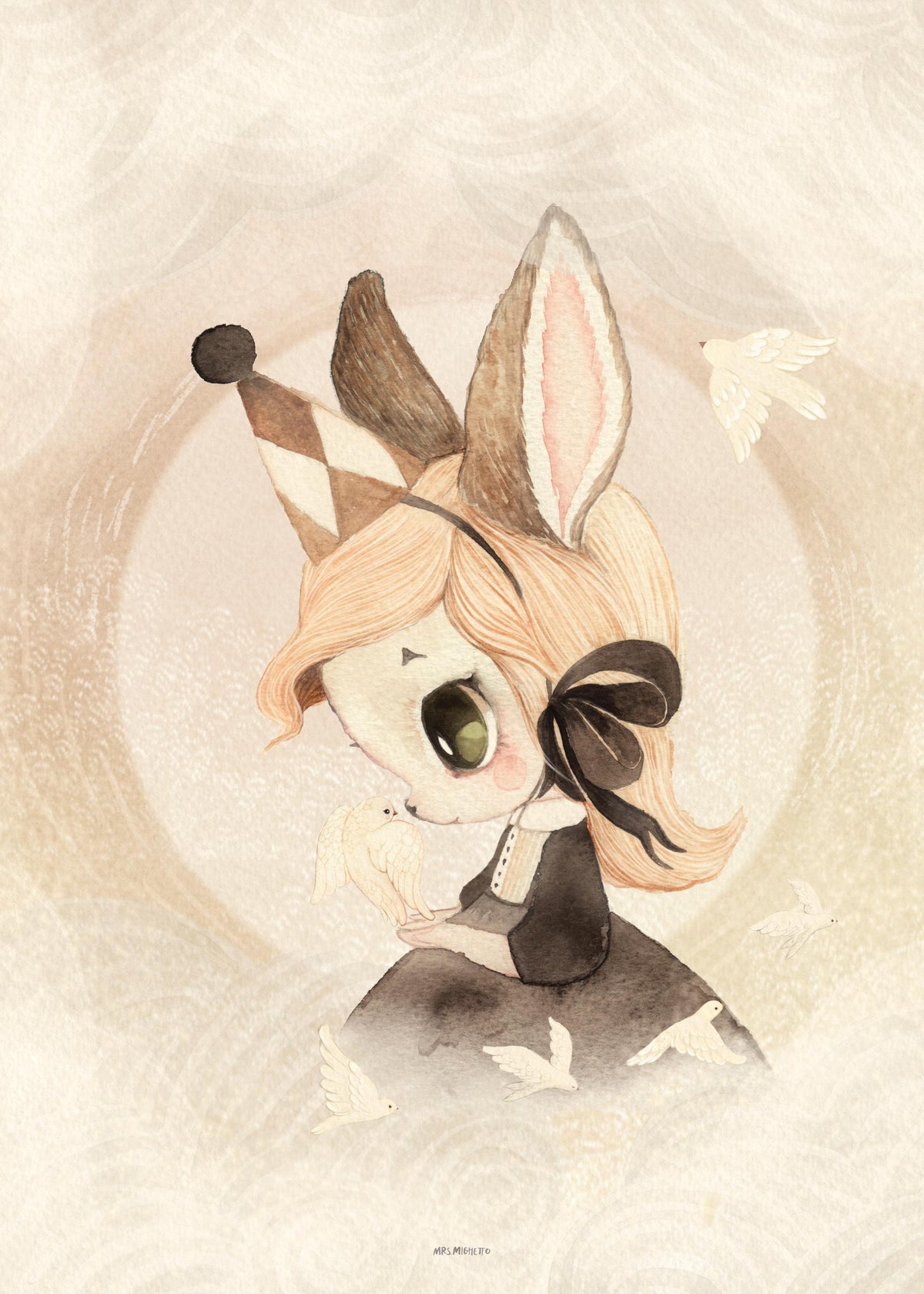 Mrs Mighetto - Miss Saga Print