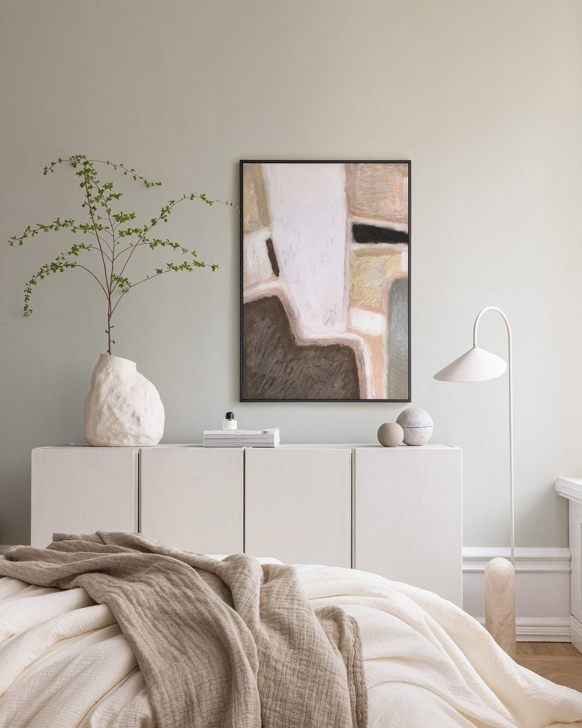 Painting of Shapes Canvas print