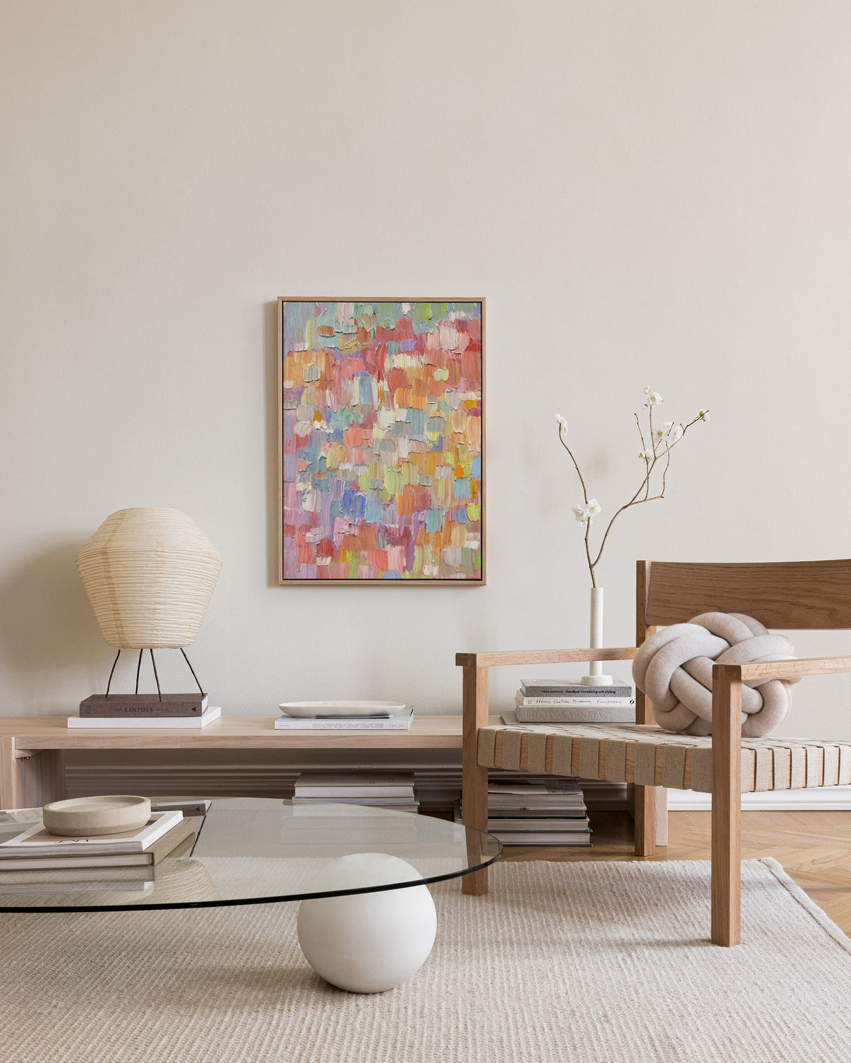 Colorful Strokes Canvas print