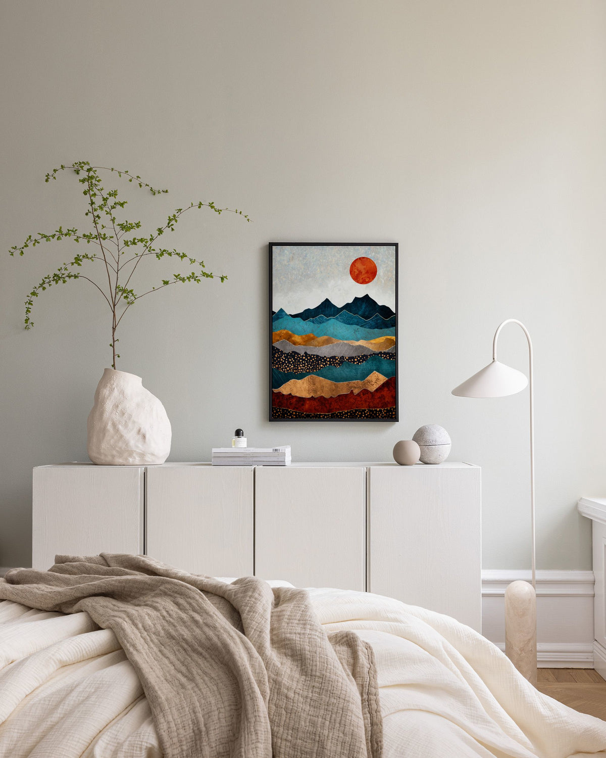 SpaceFrog Designs - Amber Dusk Canvas print