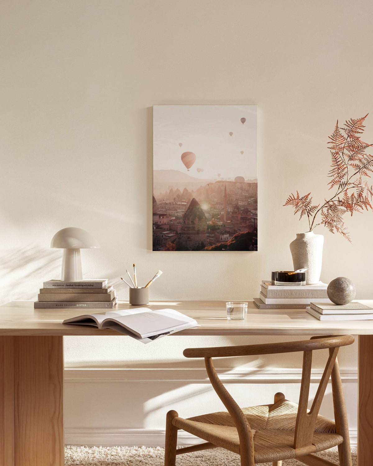 Air Balloons In Cappadocia Canvas print