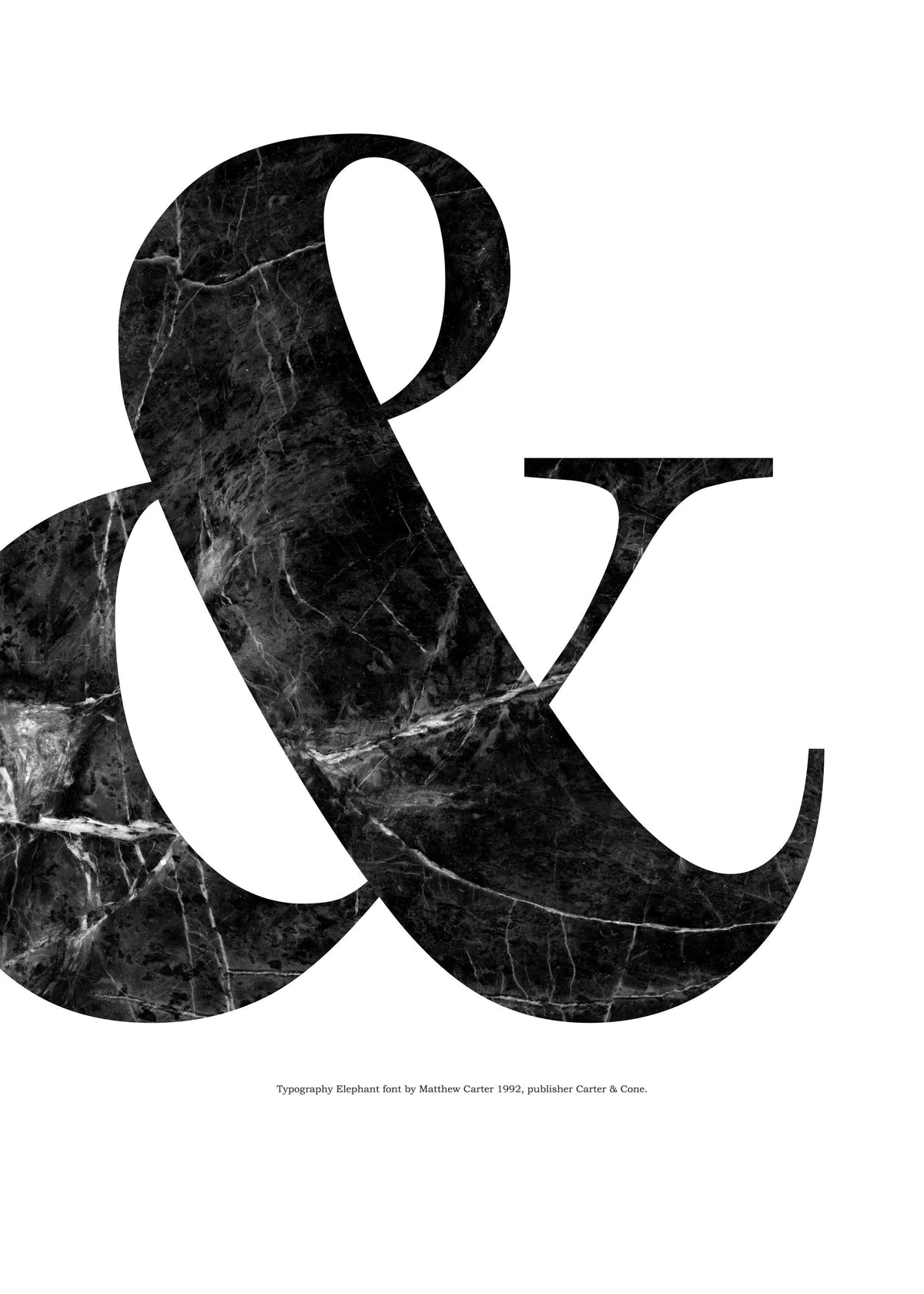 & Black Marble, Print