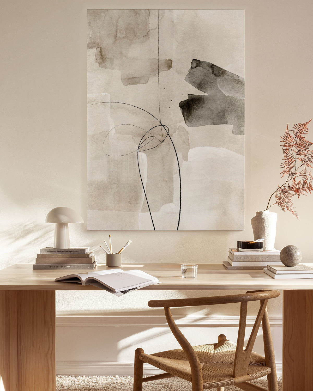 Watercolor Strokes No2 Canvas print