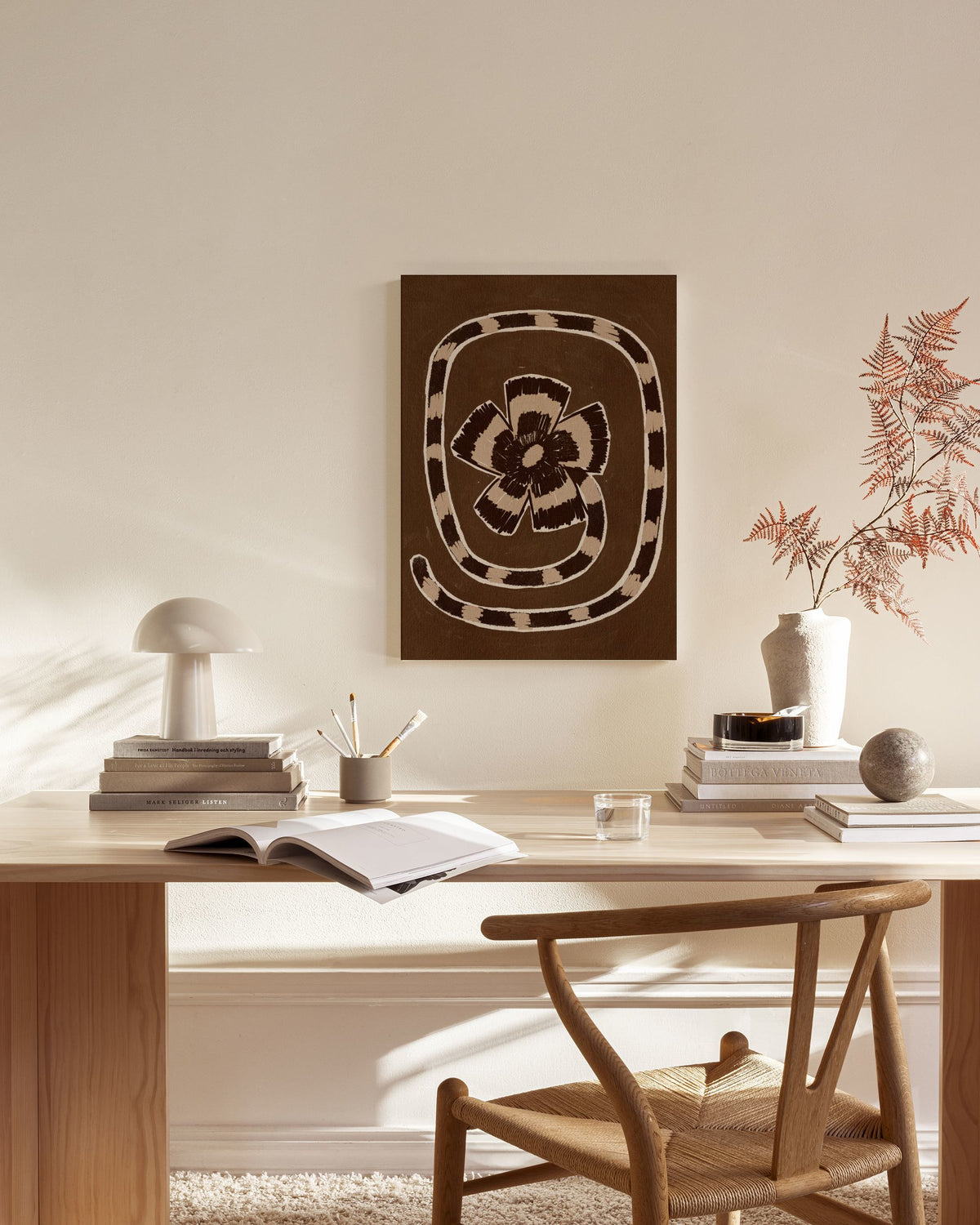Shatha Al Dafai - Delicate Bloom 10 Canvas print