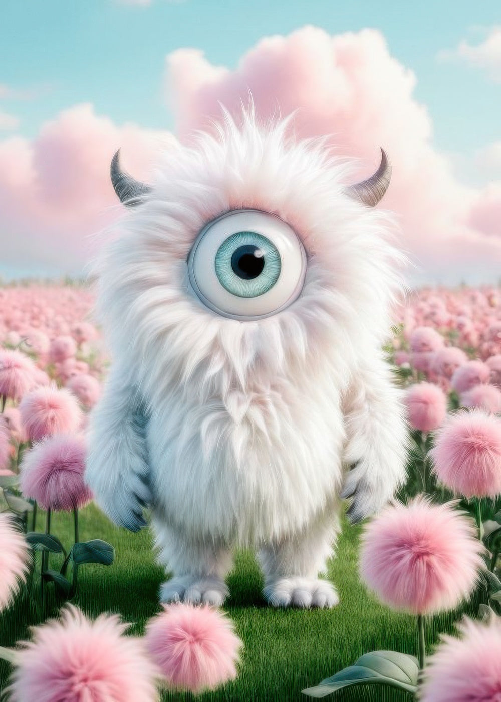Fluffy Creature No1 Print