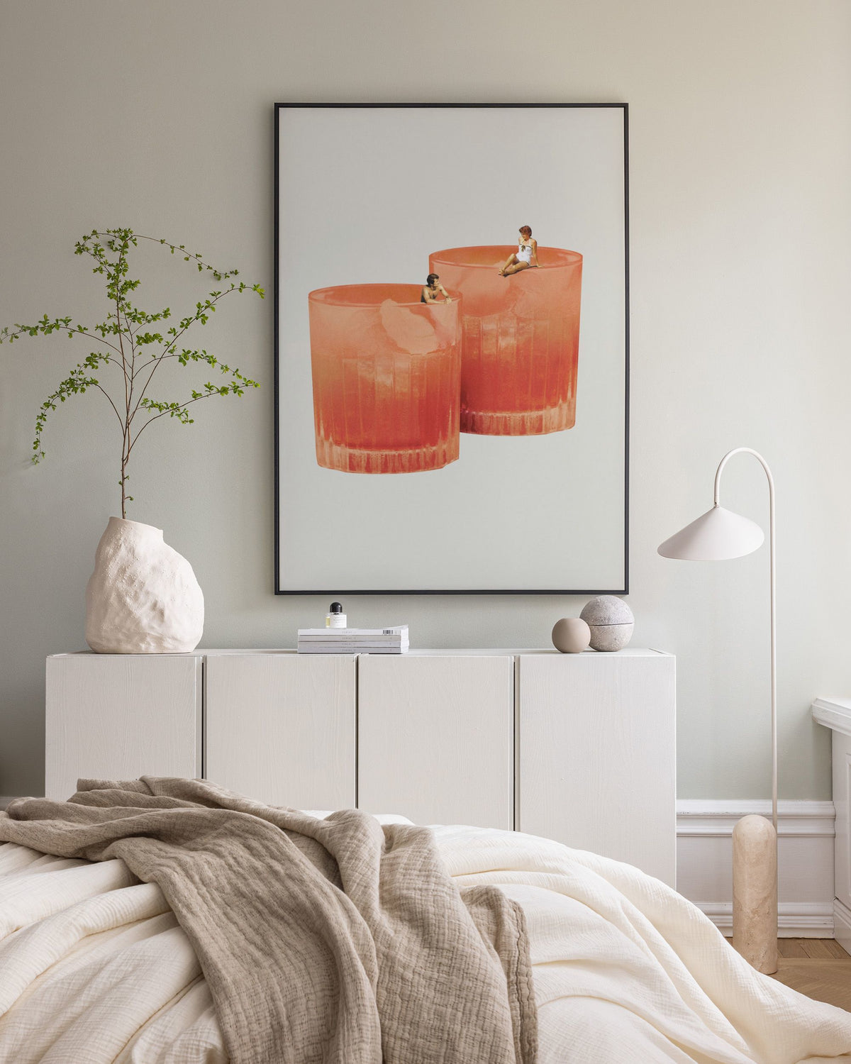 Maarten Leon - Holiday in a Glass No2 Canvas print