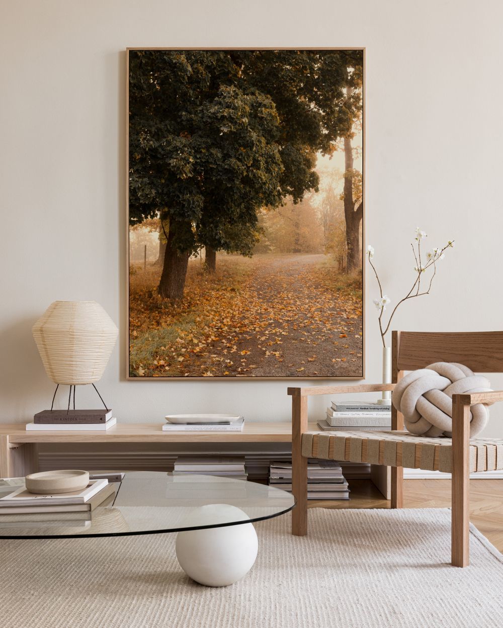 Autumn Stroll Canvas print