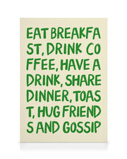 Kitchen Habits Canvas print