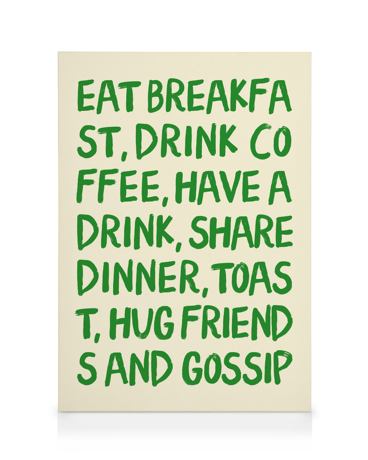 Kitchen Habits Canvas print