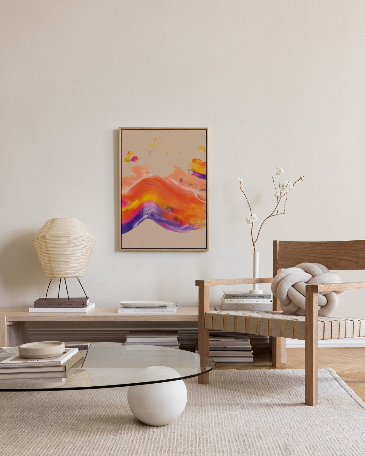 Sunset Stroke No2 Canvas print