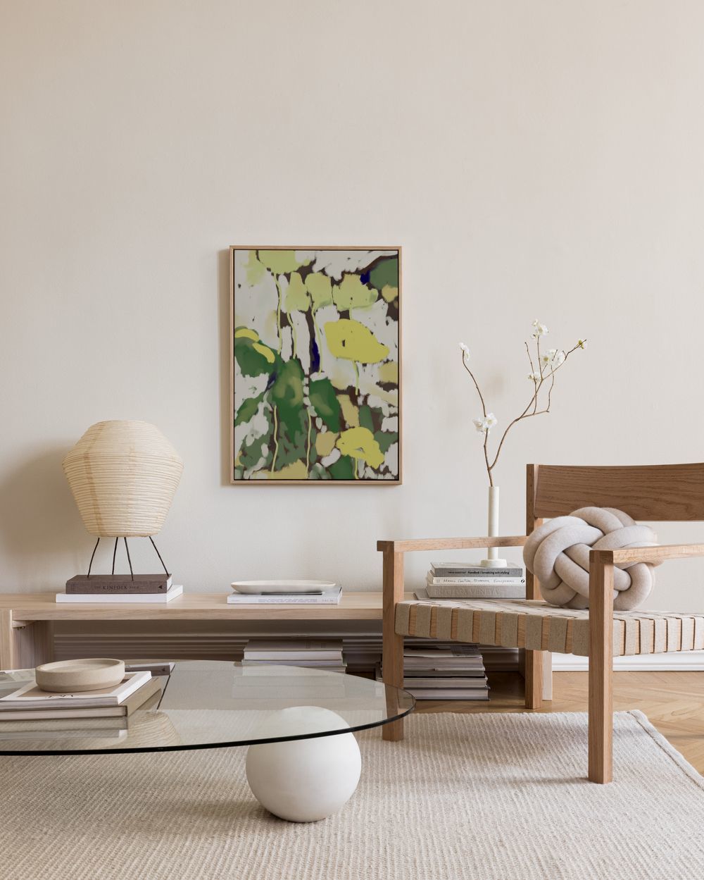 Le Jardin No10 Canvas print