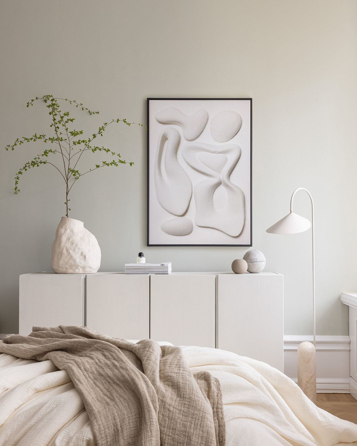 Organic Shapes Texture Canvas print
