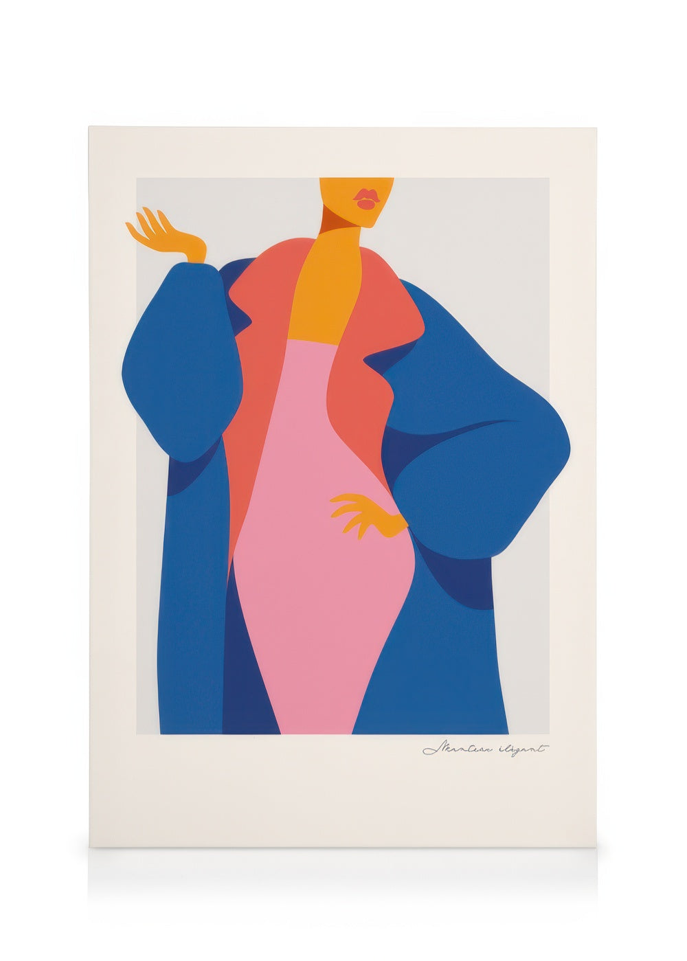 Elegant Coat Canvas print Canvas print