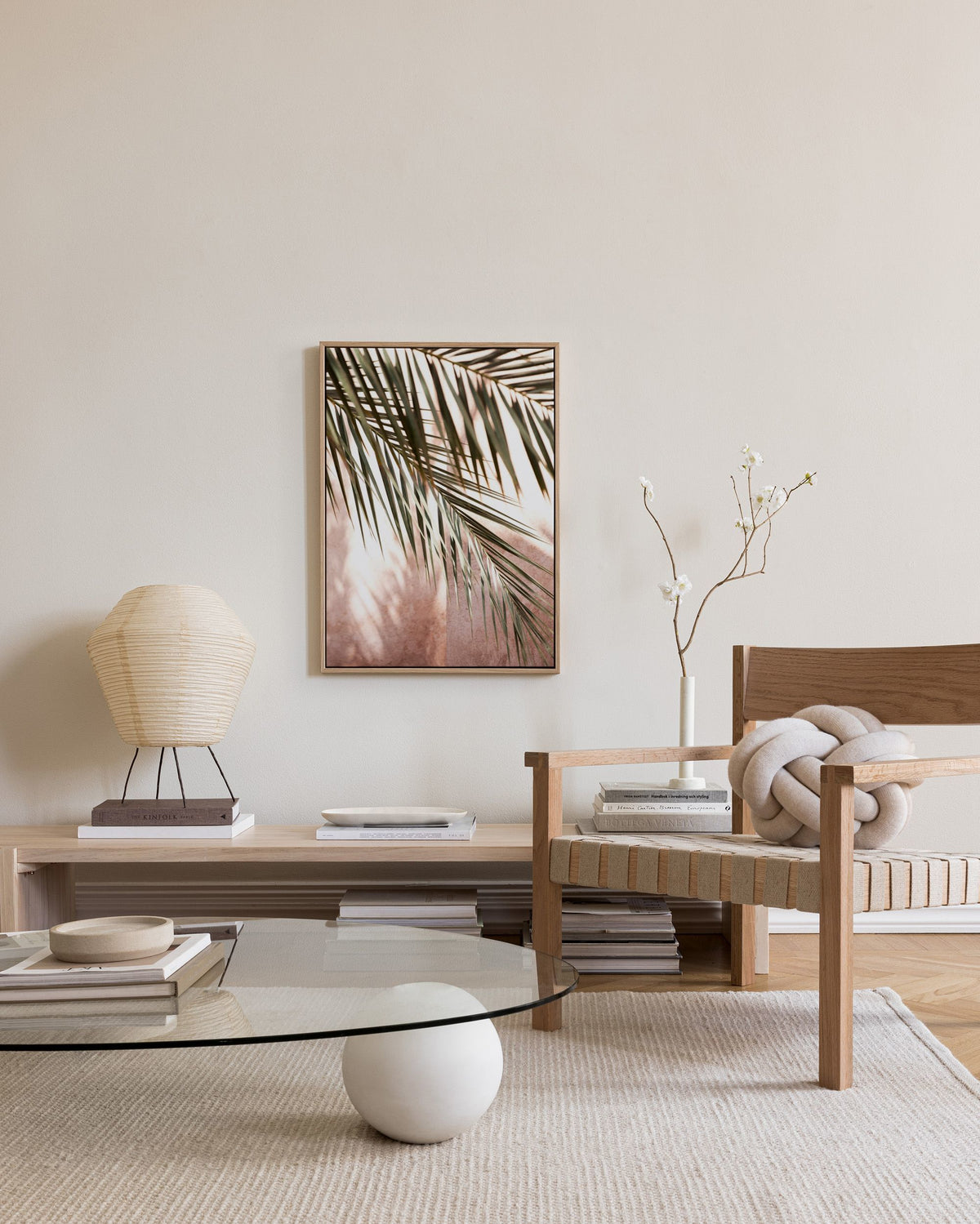Pink Shadow Canvas print
