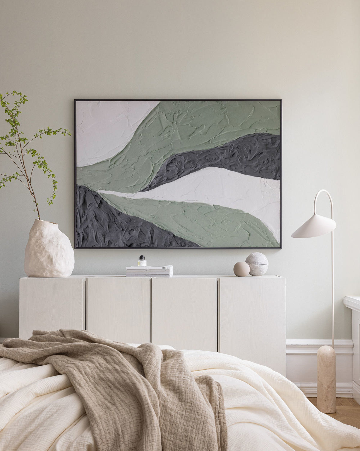 Landscape in Green Canvas print