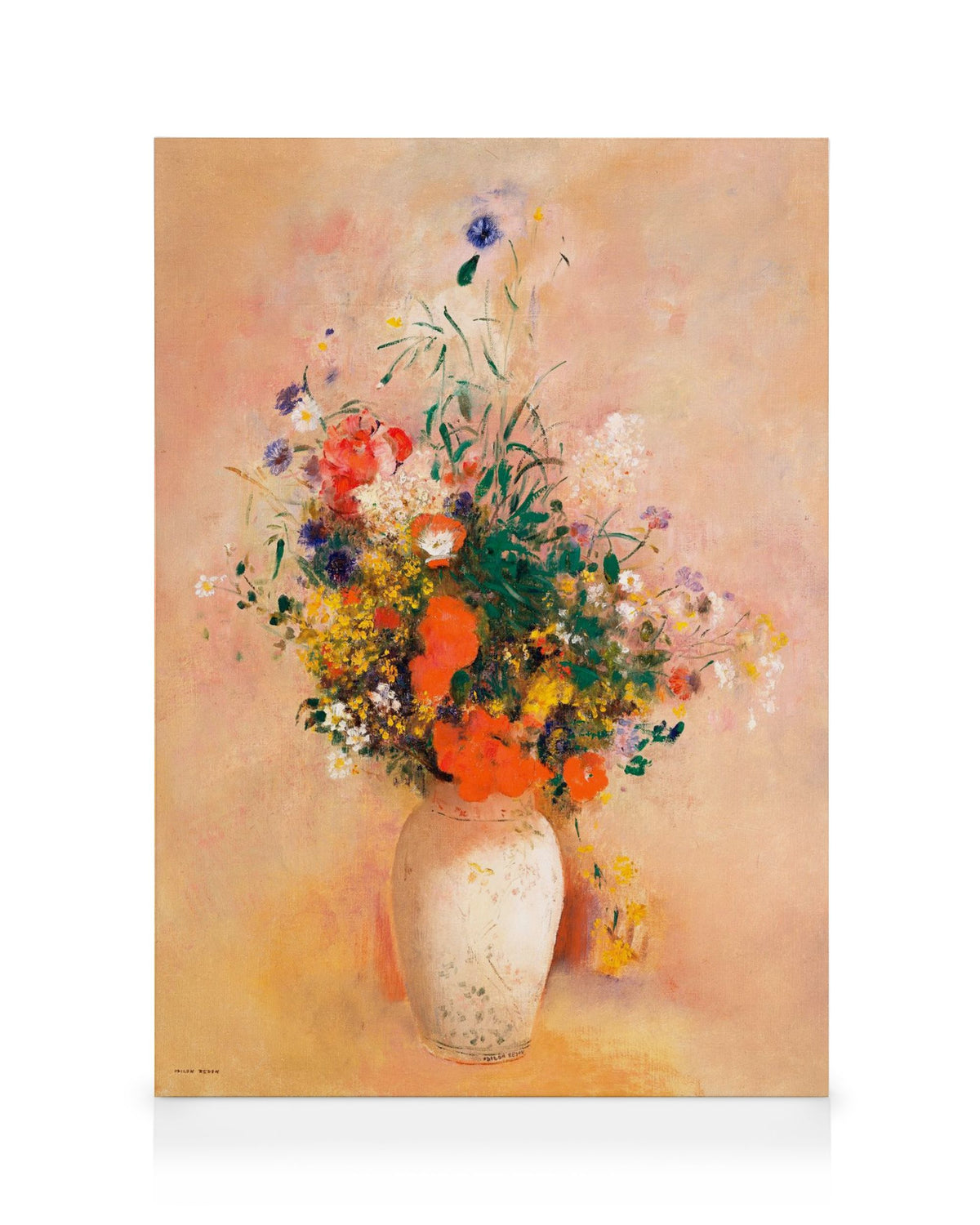 Redon - Vase of Flowers Canvas print
