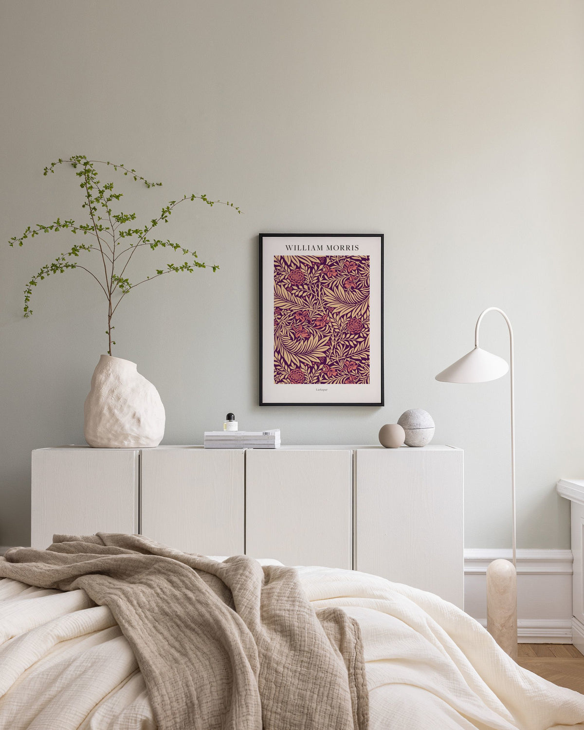 William Morris - Larkspur No2 Canvas print