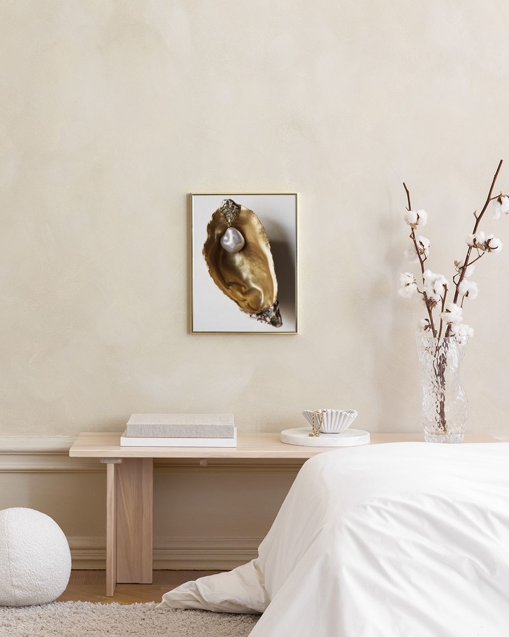 Golden Seashell Print