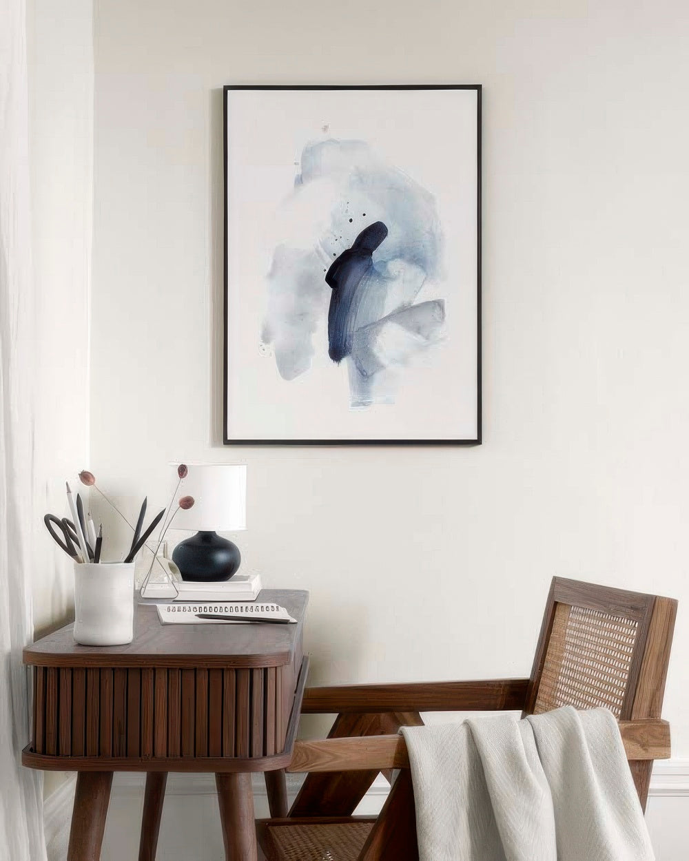 Watercolor Blues No2 Print