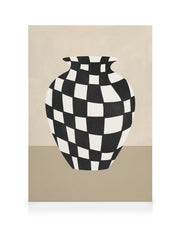 Chequer No2 Canvas print