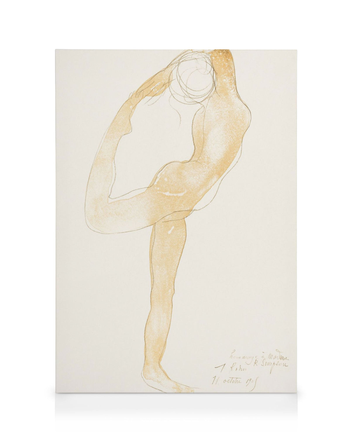 Auguste Rodin - Dancing Figure Canvas print