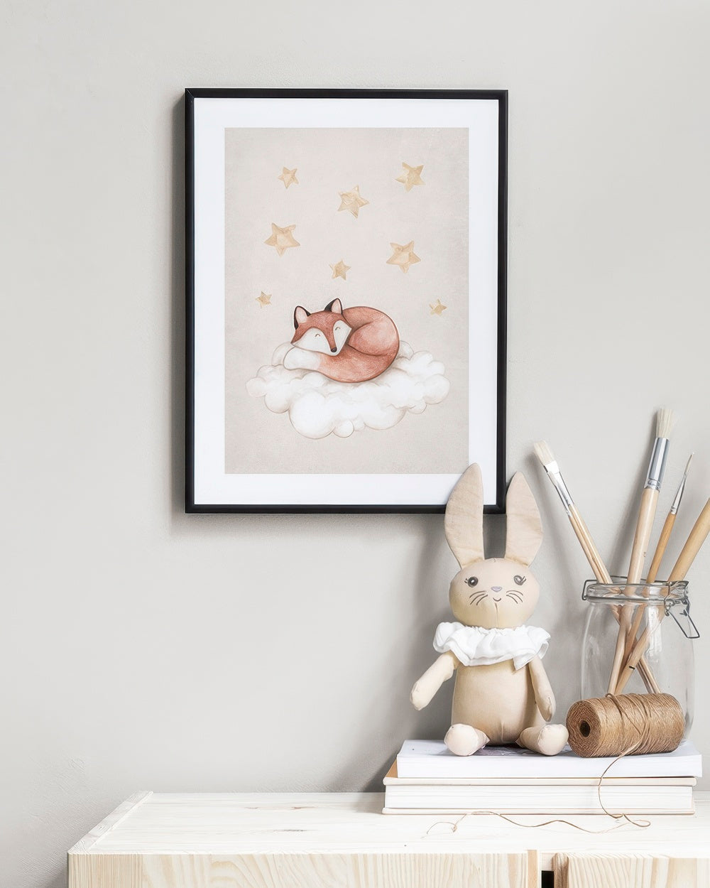 Dreaming Fox Print