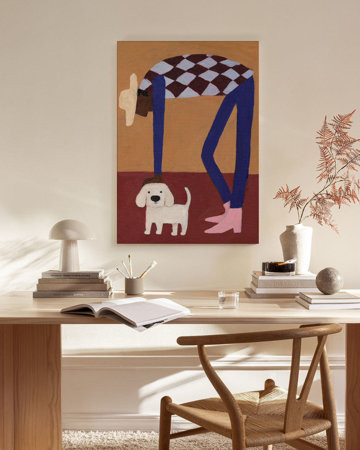 Howdy Hound Canvas print