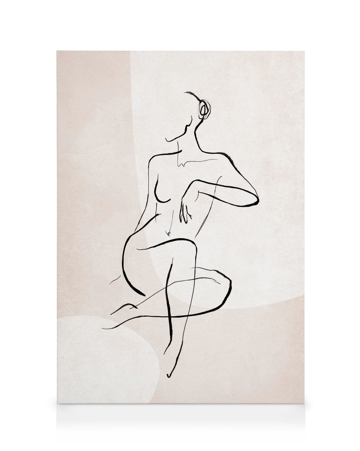Female Sketch Forms No2 Canvas print