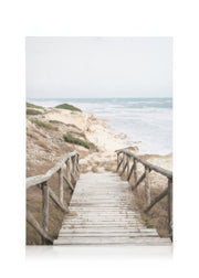 Hamptons Beach Boardwalk Canvas print