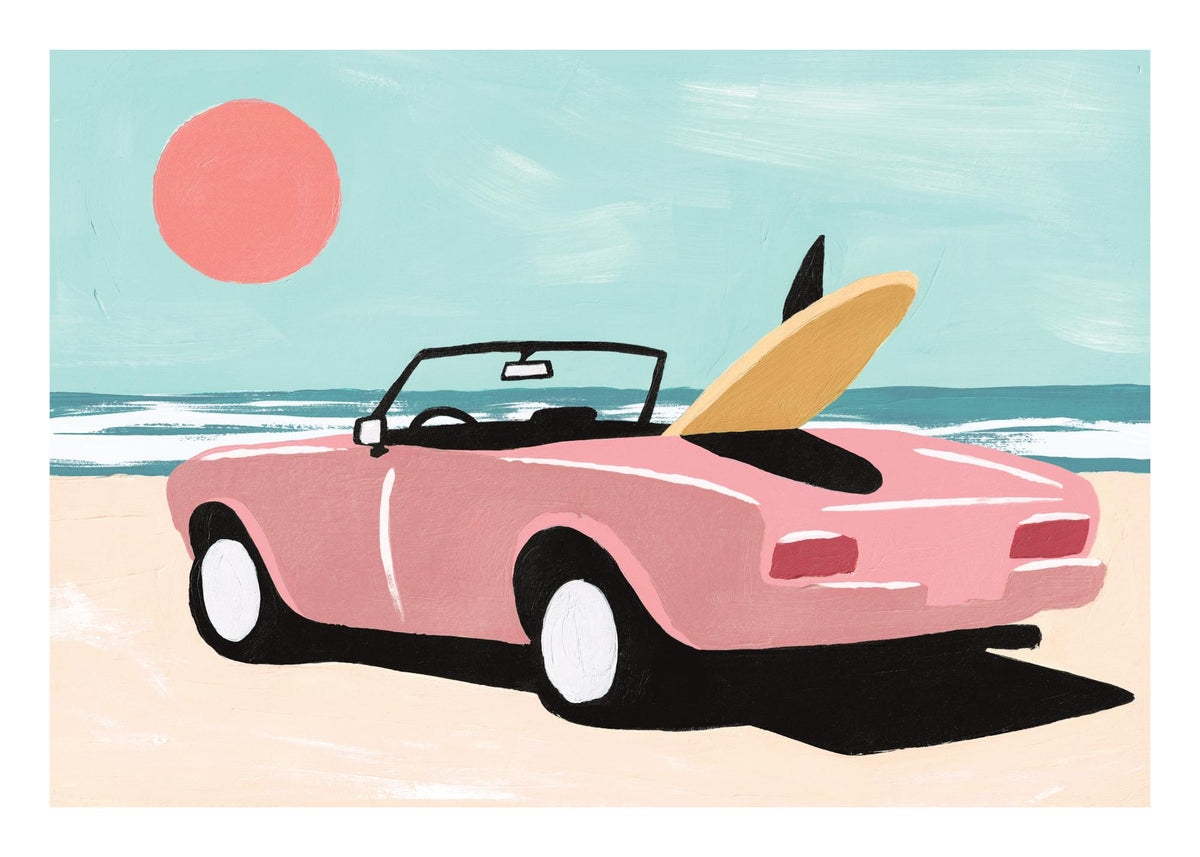 Surf Car Print